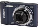 SAMSUNG WB30F Black 16.2 MP 10X Optical Zoom 24mm Wide Angle Digital Camera HDTV Output