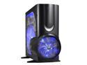 XCLIO A380PLUS-BK Fully Black 1.0mm SECC / ABS ATX Full Tower Computer Case