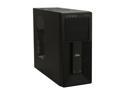 XCLIO 320 Black Finish Steel & Plastic & Brushed Aluminum Bezel ATX Mid Tower Computer Case