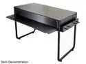 Lian Li DK-02 Black Aluminum Computer Desk (Computer Case with Legs)
