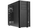 Cooler Master N600 - Mid Tower Computer Case with Side Window, Fan Controller, White LED Fan, Multiple 240mm Radiator Support, and Ventilated Front Panel
