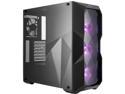 Cooler Master MasterBox TD500 ATX Mid Tower w/ 3D Diamond-Cut Design, Front Intake Vents, Transparent Side Panel & 3 x 120mm RGB Fans w/RGB Controller