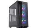 Cooler Master MasterBox MB511 ARGB ATX Mid-Tower with Fine Mesh Front Panel, Mesh Side Intakes, Tempered Glass, Three 120mm ARGB Lighting Fans - Black