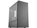 Cooler Master Silencio S600 ATX Mid-Tower with Sound-Dampening Material, Tempered Glass Side Panel, Reversible Front Panel, SD Card Reader, and 2 x 120mm PWM Silencio FP Fans