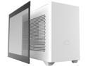 Cooler Master MasterBox NR200P White SFF Small Form Factor Mini-ITX Case with Tempered glass or Vented Panel Option, PCI Riser Cable, Triple-slot GPU, Tool-Free and 360 Degree Accessibility