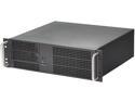ARK IPC-3U380PS Black 1.2mm SGCC 3U Rackmount Server Chassis 420W 2 External 5.25" Drive Bays