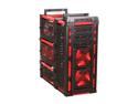Antec Lanboy air Red Black / Red Steel / Plastic ATX Mid Tower Computer Modular Case