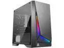 Antec Dapper Dark Phantom DP301M Black Steel / ARGB Lighting / Tempered Glass Side Panel Compact Micro-ATX Gaming Case