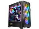 Antec Dark League DF700 FLUX, Mid Tower ATX Gaming Case, FLUX Platform, 5 x 120mm Fans Included, ARGB & PWM Fan Controller, Tempered Glass Side Panel, Three-Dimensional Wave-Shaped Mesh Front