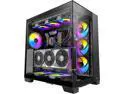 Antec C8 ARGB, 2x TQR 160mm & 1x TQ 140mm ARGB PWM Fans Included, Dual-chamber Layout, Type-C, 360mm Radiator Support, Seamless TG Front & Side Panels, RTX 40 compatible, Full-Tower E-ATX PC Case