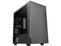 Thermaltake S100 Tempered Glass Black Edition Micro-ATX Mini-Tower Computer Case with 120mm Rear Fan Pre-Installed CA-1Q9-00S1WN-00