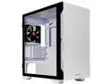 Thermaltake S100 Tempered Glass Snow Edition Micro-ATX Mini-Tower Computer Case with 120mm Rear Fan Pre-Installed CA-1Q9-00S6WN-00