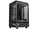 Thermaltake Tower 100 Black Edition Tempered Glass Type-C (USB 3.1 Gen 2) Mini Tower Computer Chassis Supports Mini-ITX, CA-1R3-00S1WN-00