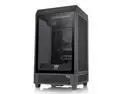 Thermaltake Tower 200 Mini-ITX Computer Case; 2x140mm Pre-installed CT140 Fans; Supports GPU Length Up To 380mm; CA-1X9-00S1WN-00; Black