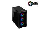 CORSAIR iCUE 220T RGB Tempered Glass Mid-Tower Smart Case, Black (CC-9011190-WW)