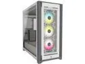 CORSAIR iCUE 5000X RGB Tempered Glass Mid-Tower ATX PC Smart Case, White, CC-9011213-WW