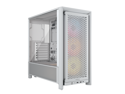 Corsair FRAME 4000D RS ARGB White Steel / Tempered Glass ATX Mid Tower Computer Case