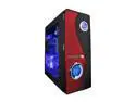 APEVIA X-TELSTAR-RD Red/ Black Aluminum ATX Full Tower Computer CaseNo Power Supply