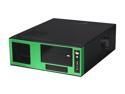 APEVIA Black / Green SECC Steel / Aluminum X-MASTER-GN/500 ATX Media Center / HTPC Case