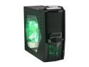 APEVIA X-TROOPER Series X-TRP-GN Black / Green Steel ATX Mid Tower Computer Case