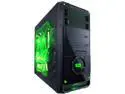 APEVIA X-DREAMER4 Series X-DREAMER4-GN Black / Green Steel ATX Mid Tower Computer Case