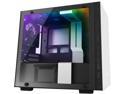 NZXT H200i - Mini-ITX PC Gaming Case - RGB Lighting and Fan Control - CAM-Powered Smart Device - Tempered Glass Panel - Enhanced Cable Management System - Water-Cooling Ready - White/Black
