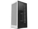 NZXT H1 CA-H16WR-W1-US Matte White SGCC Steel / Tempered Glass Mini-ITX Computer Case with 650W SFX-L 80Plus Gold Fully Modular Power Supply and 140mm AIO Liquid Cooler