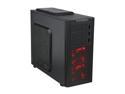 Rosewill ARMOR-EVO - Gaming Mid Tower Computer Case - Supports Up to E-ATX MBs - Six (6) Pre-Installed Fans: 2 x Front Red LED 120mm, 2 x Top 120mm, 1 x Side 230mm, 1 x Rear 120mm (Supports Up to 9)
