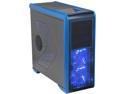 Rosewill BLACKHAWK - Gaming ATX Mid Tower Computer Case, Blue Edition - Five Fans Included, Side Window Panel, Top HDD Dock