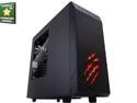 Rosewill ATX Mid Tower Gaming Computer Case, support VGA card length up to 340mm, come with four fans-2 x Front 120mm Fan, 1 x Rear 120mm Fan, 1 x Top 140mm Fan - WolfAlloy