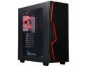 Rosewill ATX Mid Tower Gaming Computer Case, Supports up to 420mm Long Graphics Card, Comes with Three Fans Pre-installed - Front 120mm Fan x 2, Rear 120mm Fan x 1 - GUNGNIR X