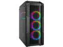 Rosewill ATX Full Tower Gaming PC Computer Case with Dual Ring RGB LED Fans, E-ATX Support, Tempered Glass/Steel, User-Controlled Top Fins/Fan Vents - NIGHTHAWK Z-RGB