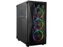 Rosewill SPECTRA X ATX Mid-Tower Gaming PC Computer Case, Supports 240mm & 360mm Liquid Coolers, 4 Dual-Ring RGB LED Fans, Steel Airflow Mesh, Tempered Glass, LED Mode Control