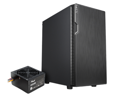 Rosewill FBM-X2-400-HELIX Micro ATX Mini Tower Desktop Gaming PC Computer Case with Pre-Installed 400W PSU, 240mm AIO Support, USB 3.0