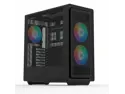 Rosewill Helium Air Mid Tower E-ATX Gaming Case, Mesh Panel, Tool-less, High-Airflow, Cable Management System, USB 3.1, included 2x 160mm & 1x 140mm PWM ARGB Fan, Black