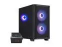 RRosewill FBM-X3 Micro ATX Mid Tower Case - Tempered Glass Side Panel, High Airflow Design, 3x PWM ARGB Fans, 2x USB 3.0, Pre-Installed ATX 3.1 650W 80+ Gold Power Supply, 3 Year Warranty