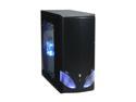 LOGISYS Computer Area 51 CS51WBK Black Steel ATX Mid Tower Computer Case 480W Power Supply