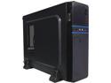 LOGISYS Computer CS6802BK Black SGCC Micro ATX Slim Case Computer Case 350W Power Supply