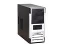APEX PC Series (ATX) PC-302-C Black & Silver Steel ATX Mid Tower Computer Case