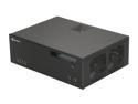 SILVERSTONE Black 8.0mm aluminum front panel, 0.8mm SECC body GRANDIA GD04B Micro ATX Media Center / HTPC Case