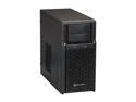 SilverStone PS08B Black High-strength plastic and meshed front panel Micro ATX Mid Tower Computer Case