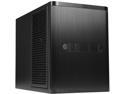 SilverStone DS380B Black Aluminum front door, SECC body NAS chassis Premium 8-bay Small Form Factor NAS Chassis SFX PSU (sold separately) Power Supply