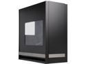 SilverStone FT05B-W Fortress Series Aluminum Front / Steel Body / ATX Black Computer Case with Side Window Panel