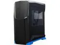 SilverStone SST-RVX01BA-W Black / Blue Plastic outer shell, steel body ATX, Micro-ATX Computer Case Compatible with PS2 (ATX) Power Supply