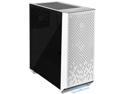 SilverStone Primera Series PM02 SST-PM02W-G White Steel Front Panel, Steel Body, Tempered Glass Window ATX Mid Tower Computer Case Compatible PS2(ATX) Power Supply