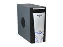 Linkworld 313-06-C2228 Black/ Silver Steel ATX Mid Tower Computer Case