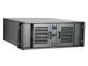 iStarUSA D-4-B350PL Black Steel Server Case 3 External 5.25" Drive Bays