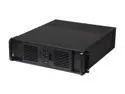 iStarUSA 3U Stylish Zinc-Coated Steel Rackmount Server Chassis Front-Mounted ATX Power Supply (D-300-PFS)