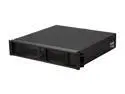 iStarUSA D-200S Black Aluminum / Steel 2U Rackmount Compact Stylish Chassis 1 External 5.25" Drive Bays