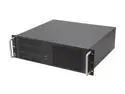 iStarUSA D-314-MATX Black 3U Rackmount Chassis ATX Power Supply Compatible